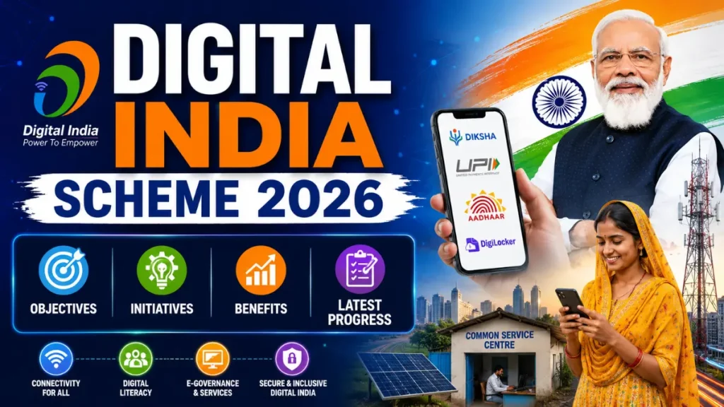 Digital India Scheme 2026: Objectives, Initiatives, Benefits & Latest Progress