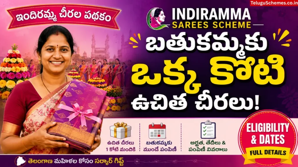 Telangana Indiramma Sarees Scheme